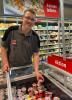 Markus Koch gehörte für drei Wochen zum Mitarbeiterteam im Mülheim-Kärlicher Rewe Markt.