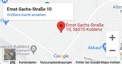 Die Internetseite der Rhein-Mosel-Werkstatt nutzt das Onlineangebot Google Maps. Wenn Sie diesen Inhalt sehen möchten, ist es grundsätzlich möglich, dass Informationen über Ihre Benutzung dieser Website (einschließlich Ihrer IP-Adresse) an Google übertragen und dort gespeichert werden. Weitere Informationen zur Erhebung und Nutzung Ihrer Daten durch Google Maps erhalten Sie in unserer Datenschutzerklärung unter dem Punkt “Verwendung von Google Maps“. 